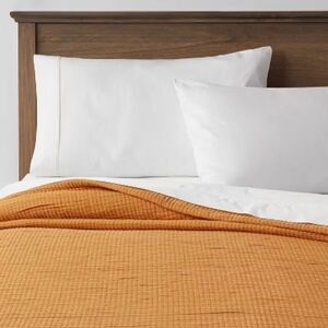 Open Box - Threshold -  Double Cloth Quilt Cotton Jac Mustard